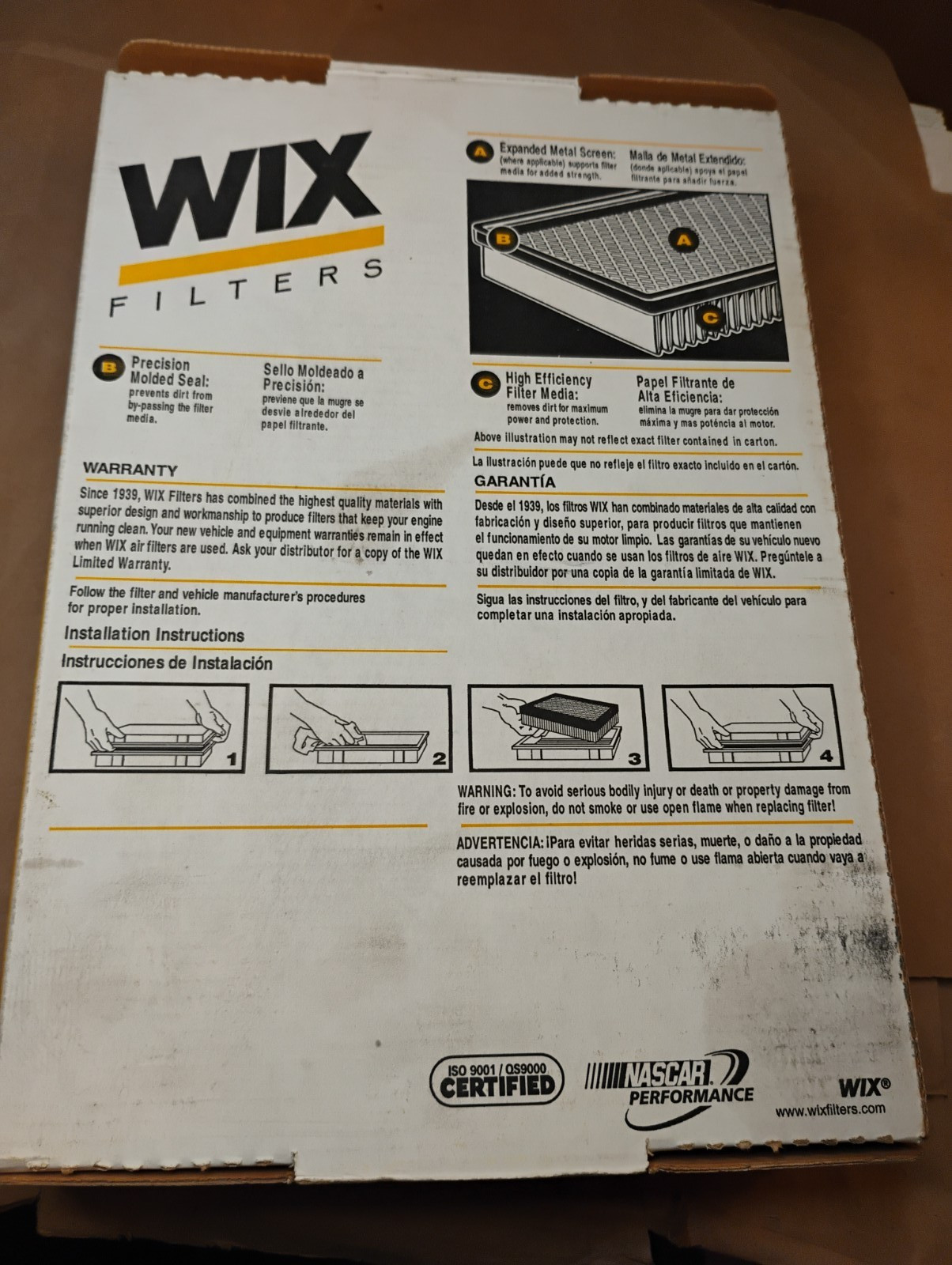 WIX OEM Air Filter 46273 – Fast Ship