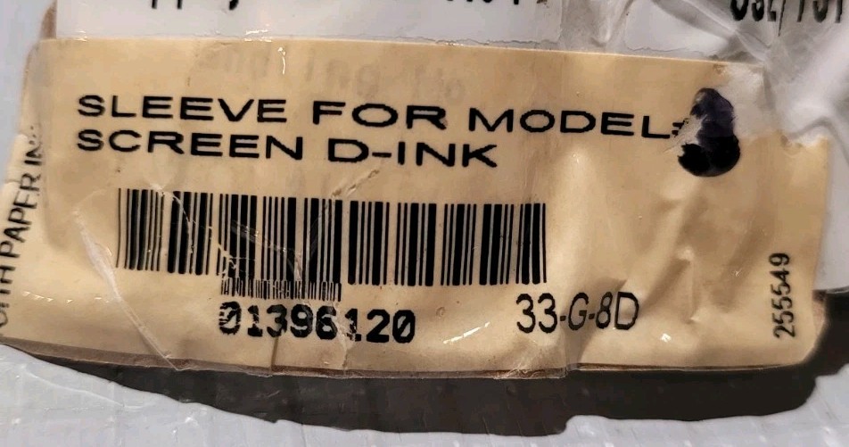 BIRD Voith Paper OEM D-INK Screen Mechanical Sleeve Assembly MPN 255549 NOS