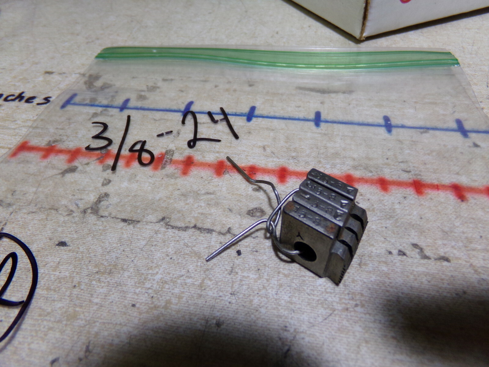 Tool & Die Thread Cutting Insert 3/8-24 *FREE SHIPPING*