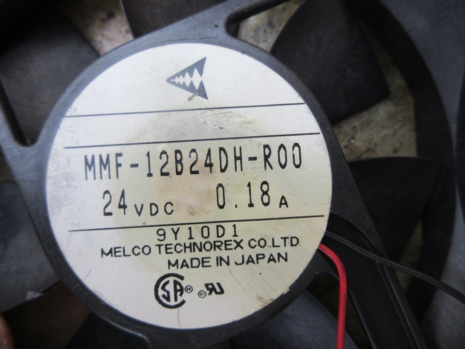 2000 MITSUBISHI RA90 EDM MELCO MMF-12B24DH-R00 FAN