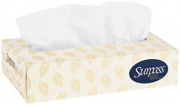 30 Boxes Scott 100 Sheet Flat Box of White Facial Tissues, 2 Ply