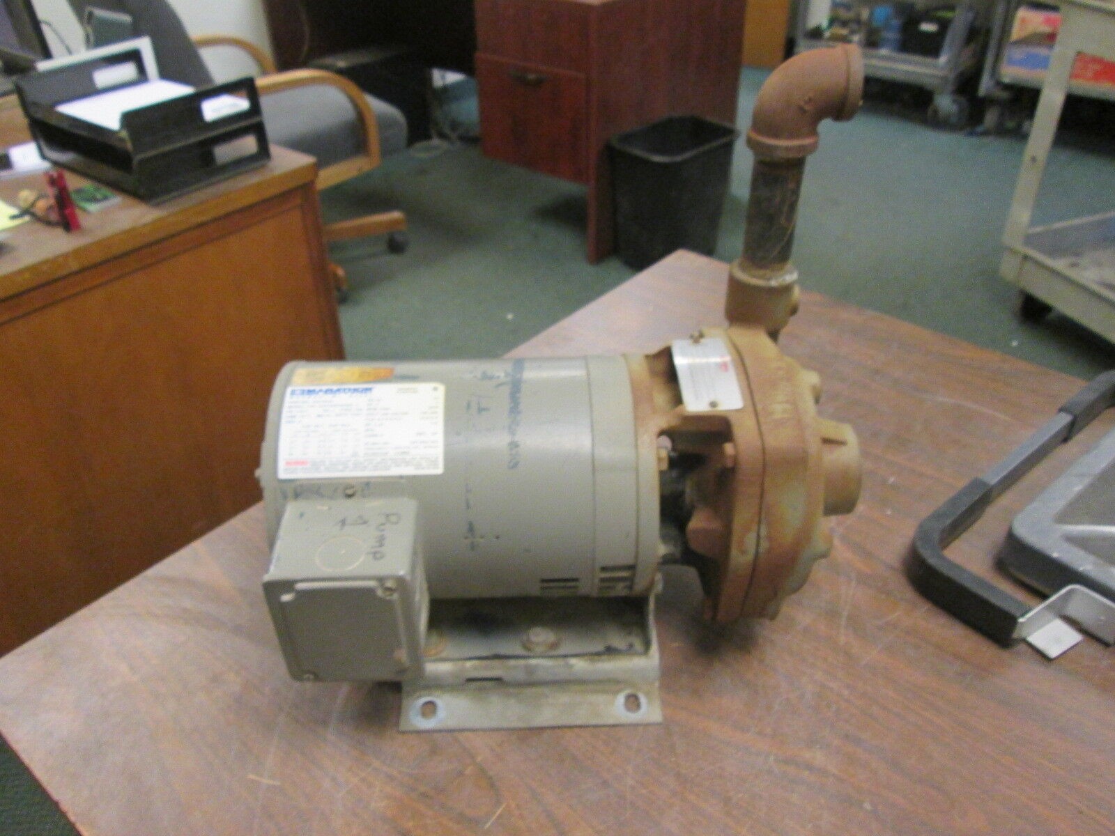 Flowserve Pump w/ Motor 1.5X1X5 2000 85GPM 75TDH 230V 3HP 8.2A Used