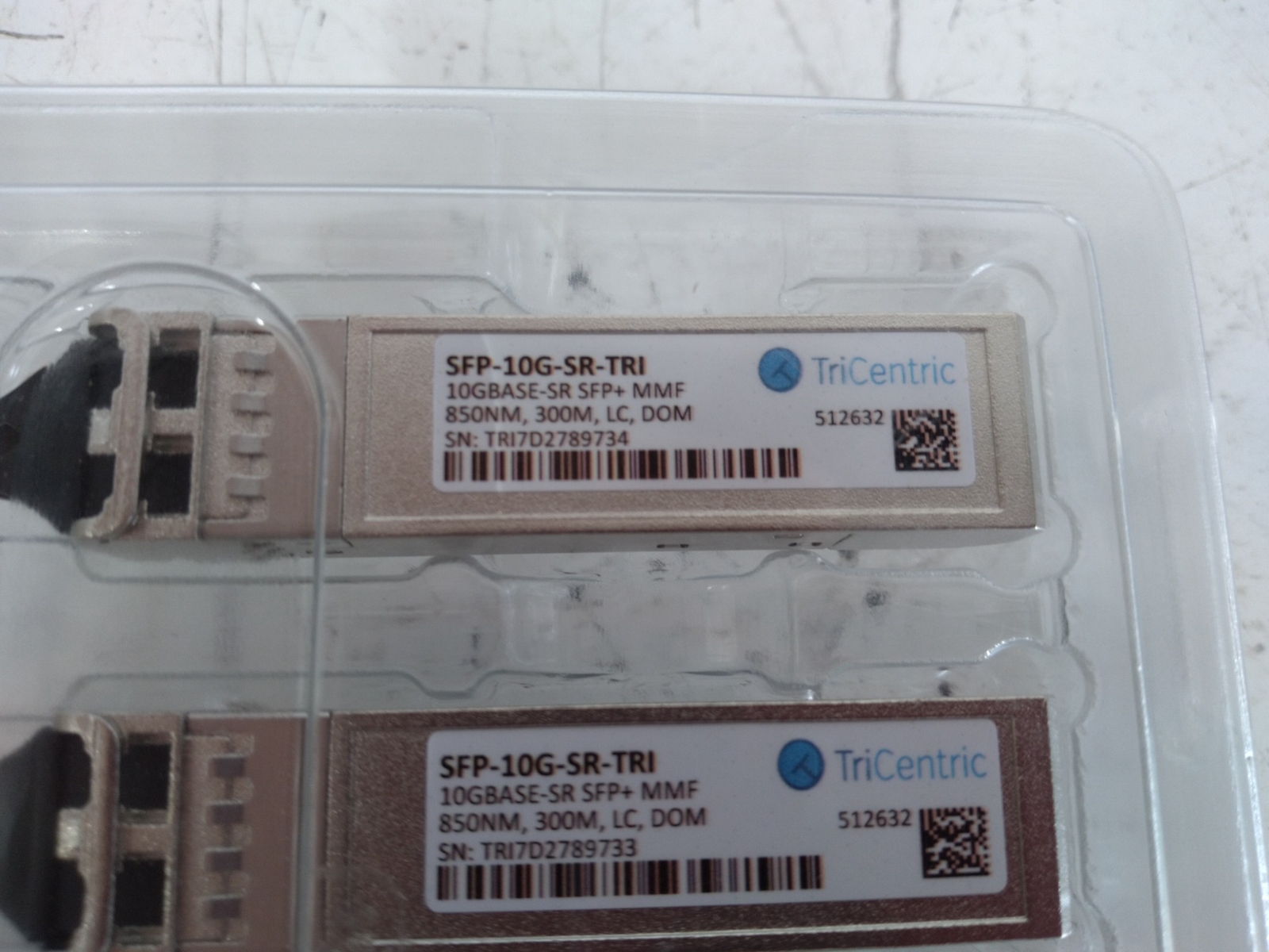 TRICENTRIC SFP-10G-SR-TRI 10GBASE SR SFP+ MMF 850NM 300M LCDOM