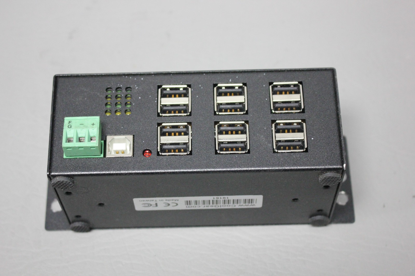 COOLGEAR 12 PORT INDUSTRIAL USB HUB USBG-12U3ML