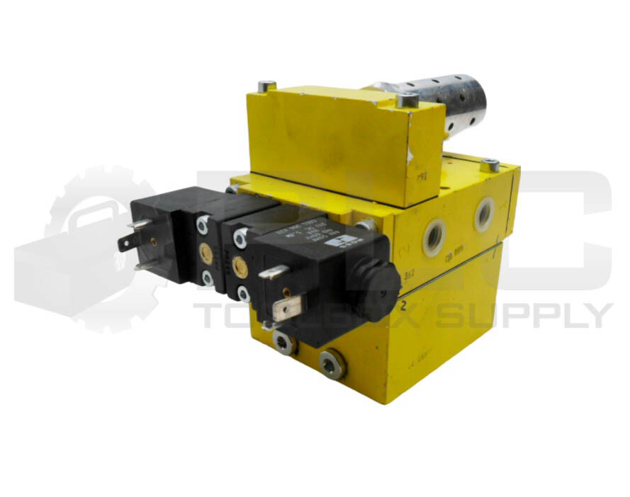 ROSS DM1ENA20A3X VALVE W/ (2) 306 K33 COIL W/ 5500A4003 PRESSURE SWITCH