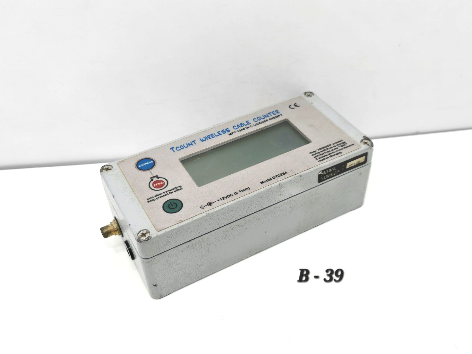 DTD254 TCOUNT WIRELESS CABLE COUNTER S246667 ( W31356-R )