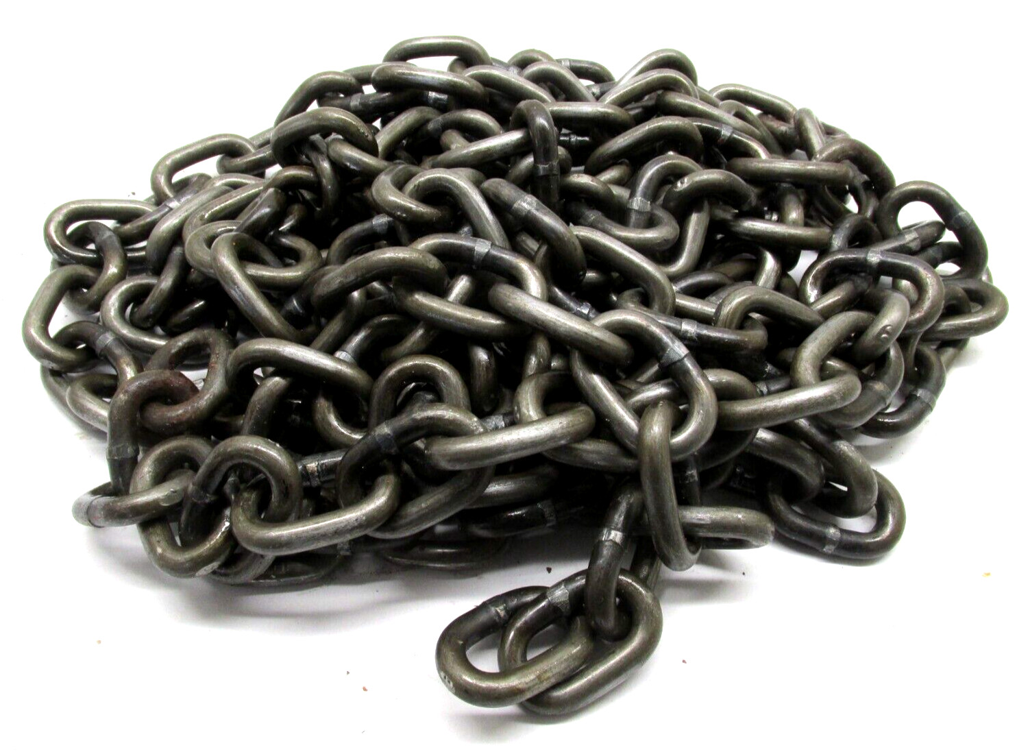 USA! CAMPBELL 3/8″ x 20′ GRADE 30 COIL CHAIN – 2,650 LB CAPACITY – #0120602