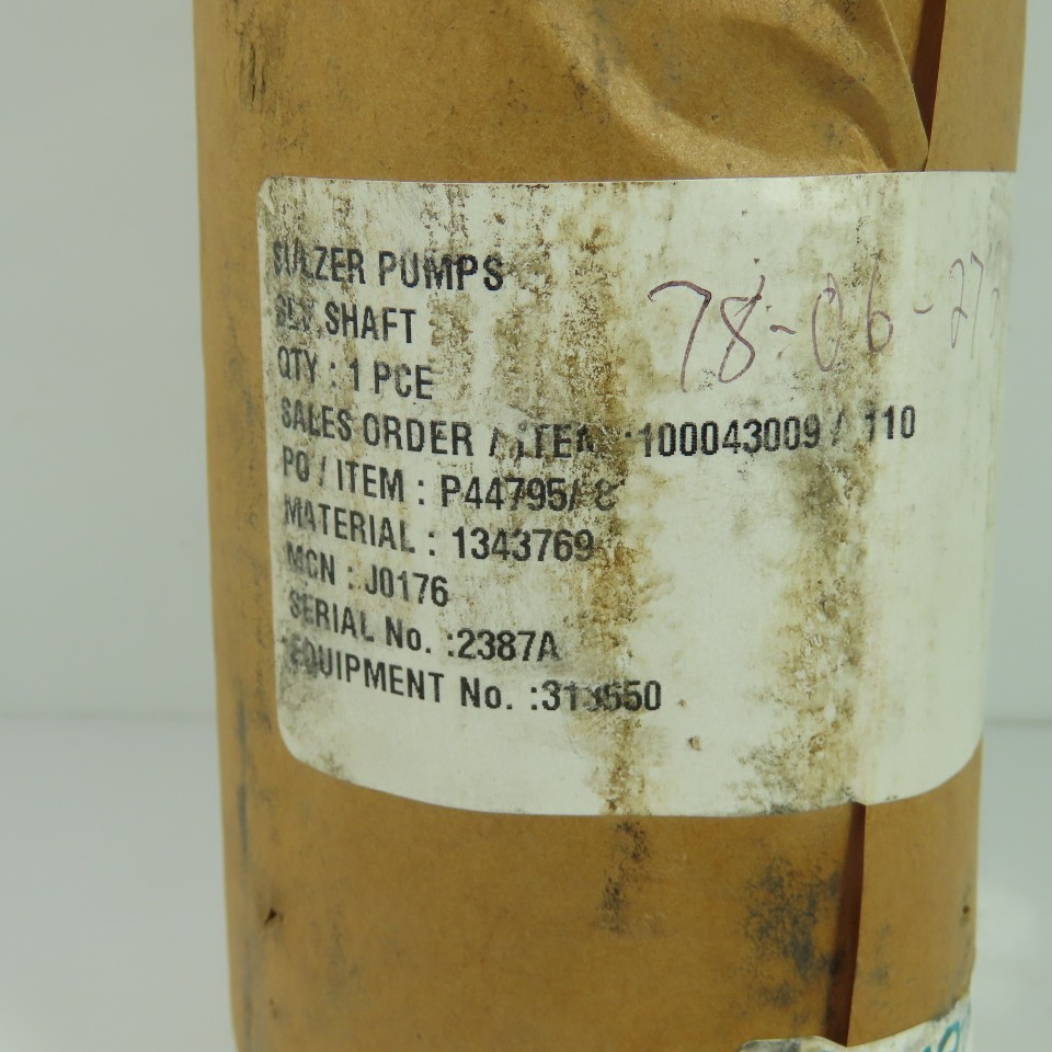 Sulzer Pumps 100043009/110 Shaft Sleeve P44795/8 6-1/4″ OAL