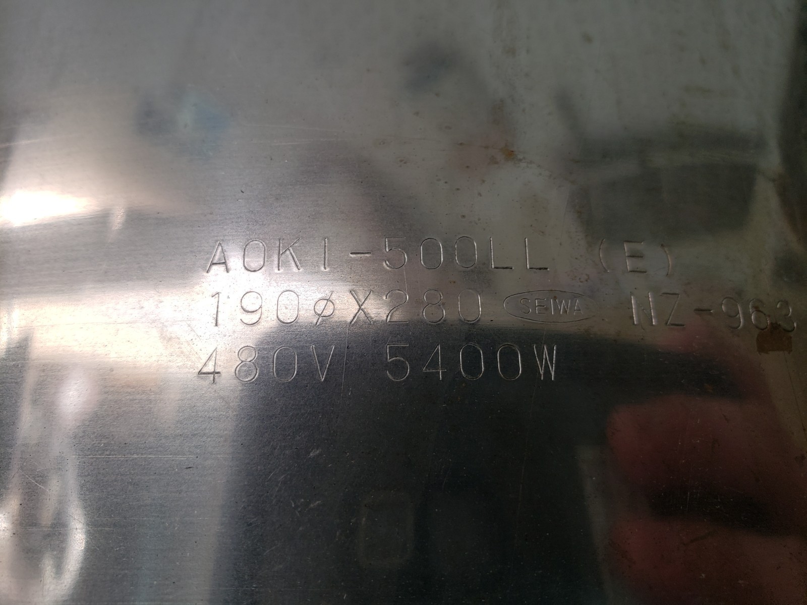 Seiwa NZ-963 Heater Band 480v 5400w