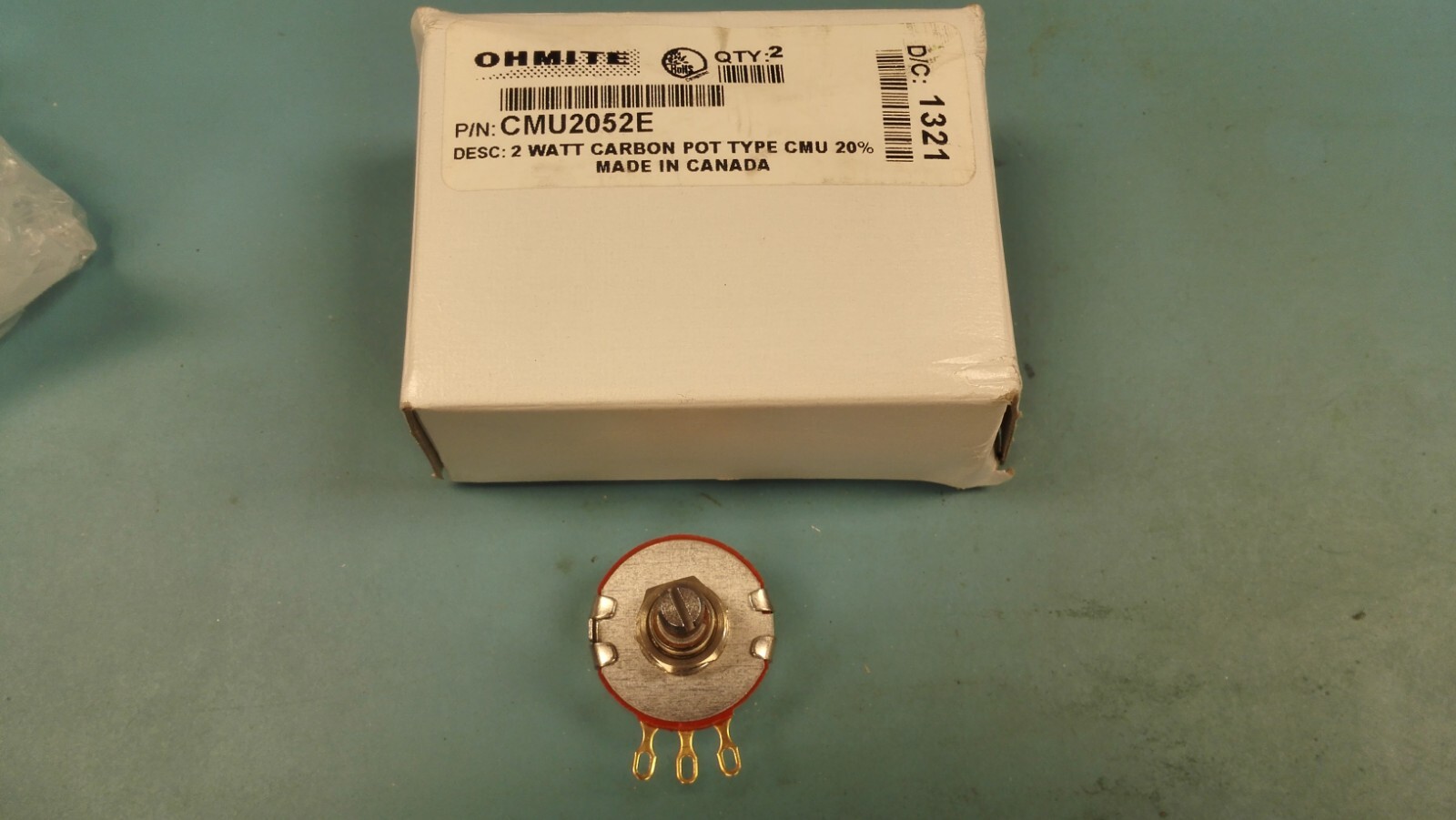 ( 1 pc ) Ohmite RV4NAYSD205B Potentiometer CMU2052E