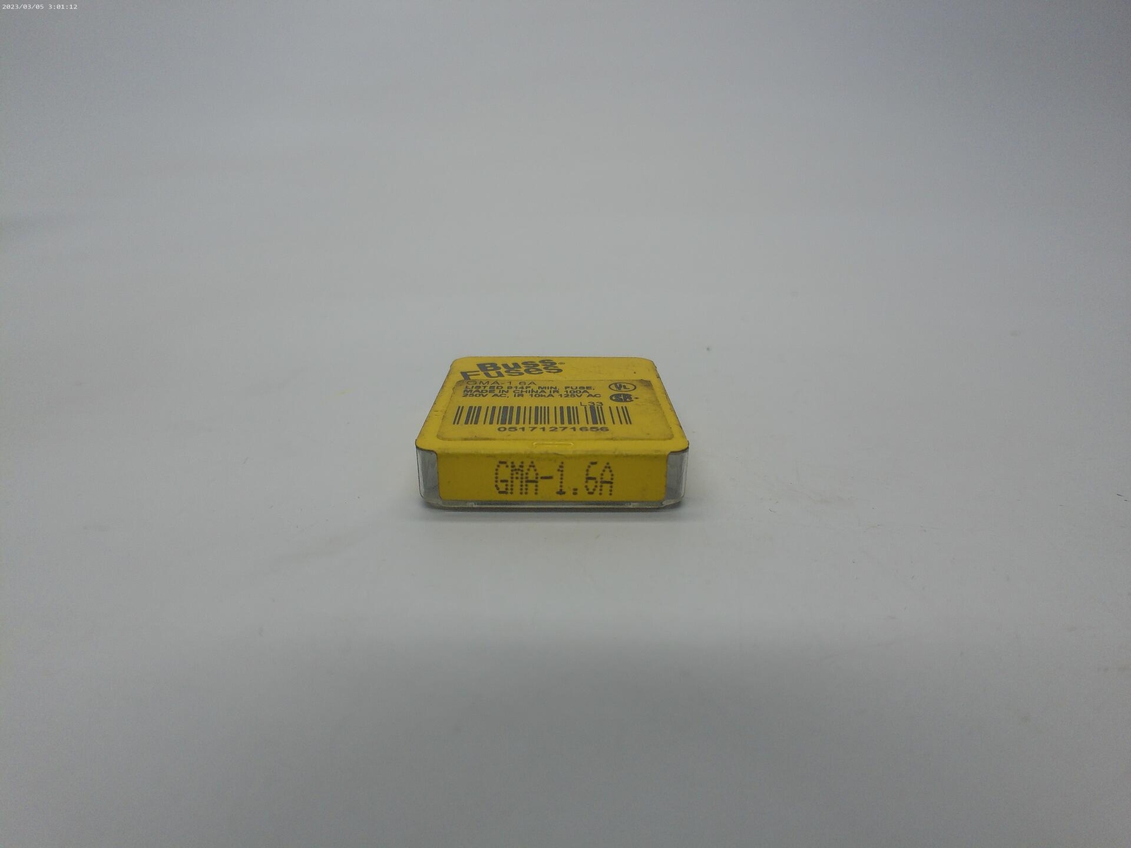 BUSSMAN GMA 1.6A FUSE PKG OF 5 NSMP