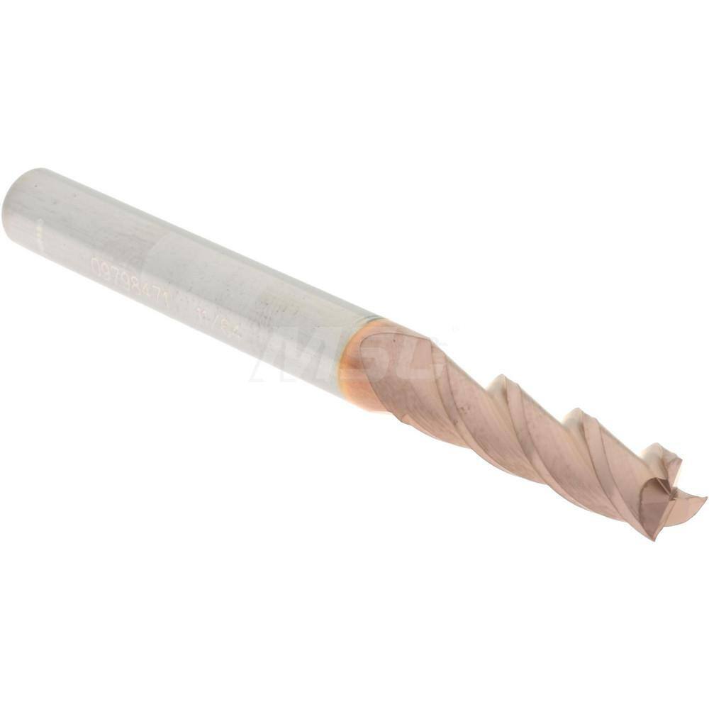 Accupro 12181912 Square End Mill: 11/64″ Dia, 5/8″ LOC, 3/16″ Shank, 2″ OAL