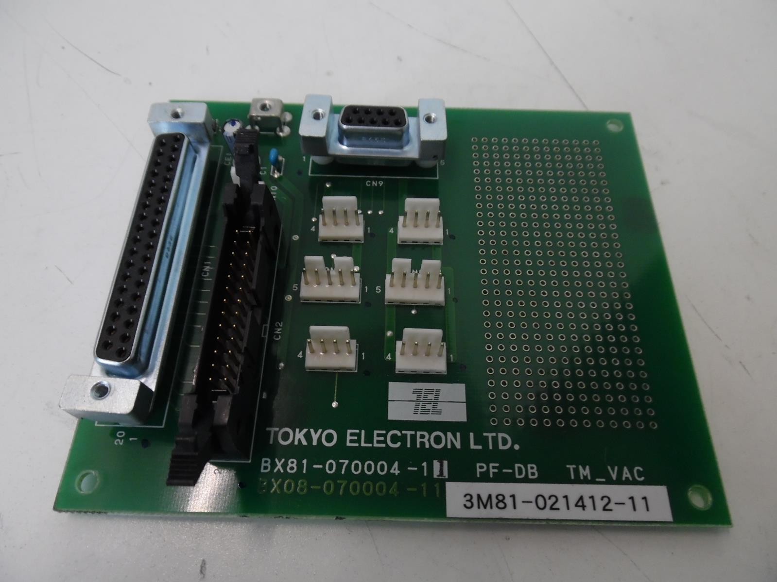 TEL TOKYO ELECTRON 3M81-021412-11 PF-DB TM_VAC