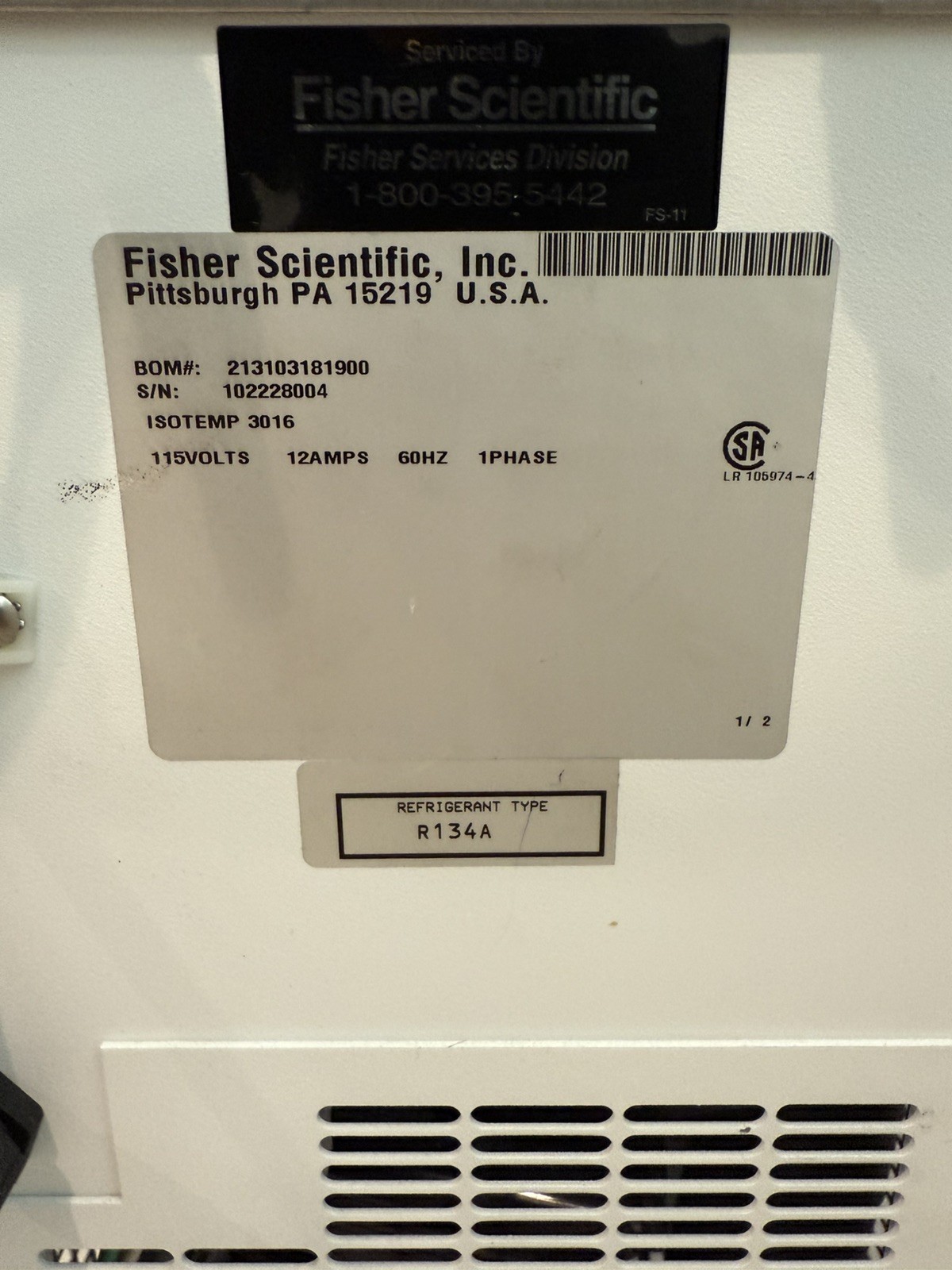 Fisher Scientific Isotemp 3016 Table Top Water Bath