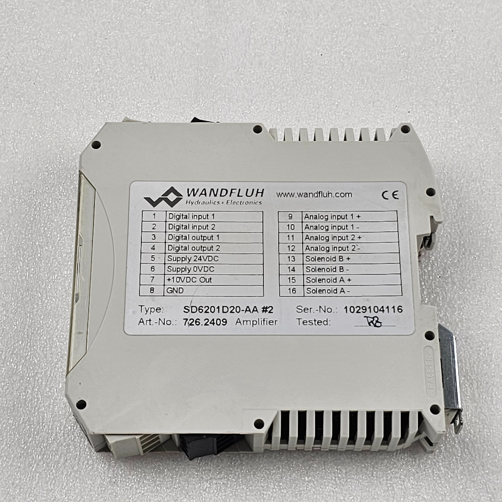 WANDFLUH SD6201D20-AA #2
