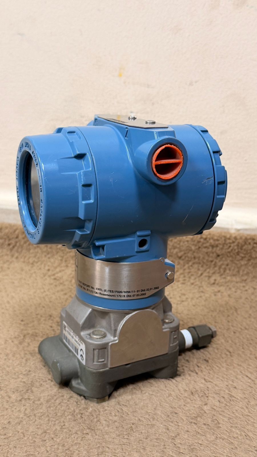 Rosemount / Pressure Transmitter / 3051CG5A44A1AM5B4DFQ4 / W.P. 2000PSI-138BAR