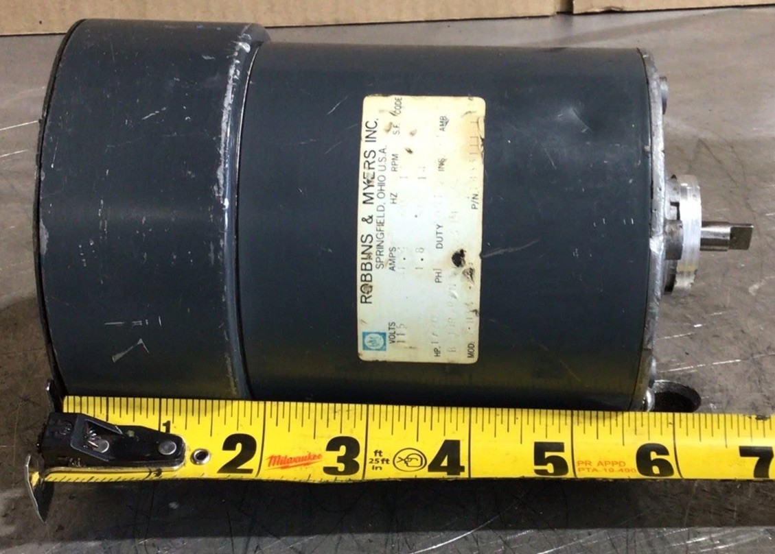 Robbins & Myers Lubricating Pump Motor