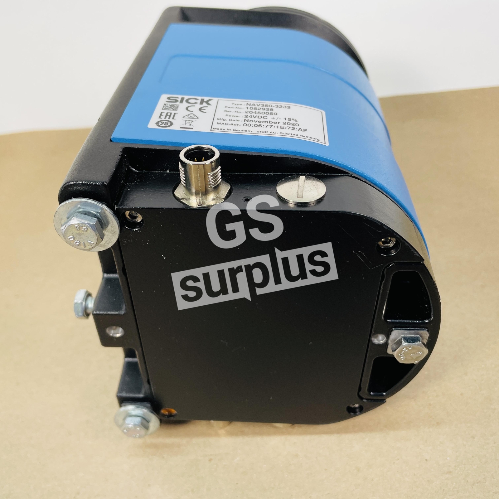 SICK NAV350-3232 / 1052928 Indoor 2D LiDAR Sensor (used, clean)