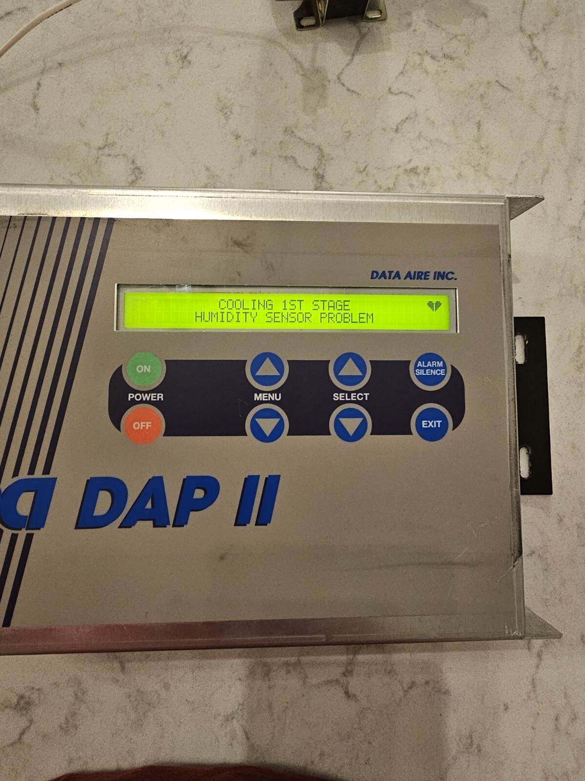 Data Aire Inc. DAP II Alarm Processor Control Interface 160-300-080 Rev E