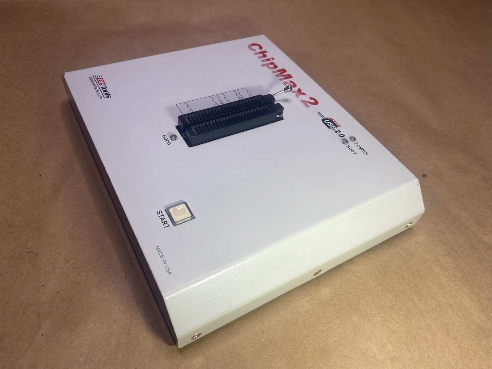 Chip Max2 Test unit. EE Tools(Hi Speed USB). Power cord (UNTESTED) Read