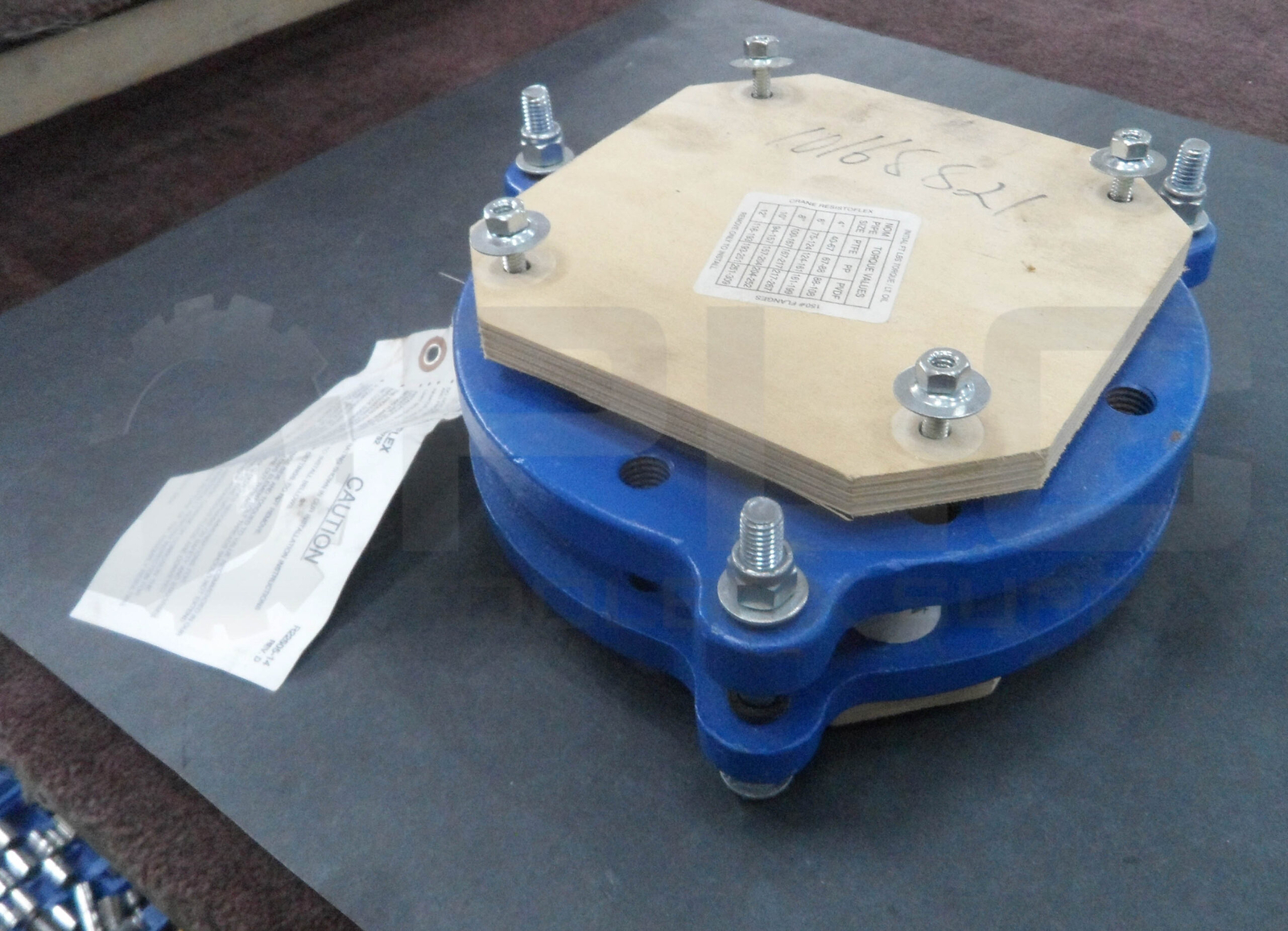 NEW CRANE RESISTOFLEX R22505-14 REV.D FLANGED EXPANSION JOINT 4″ *READ*