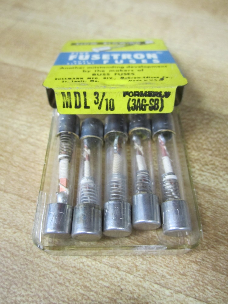 Bussmann MDL-3/10 Buss Fuse Cross Ref 6F024 Spring Element (Pack of 10)