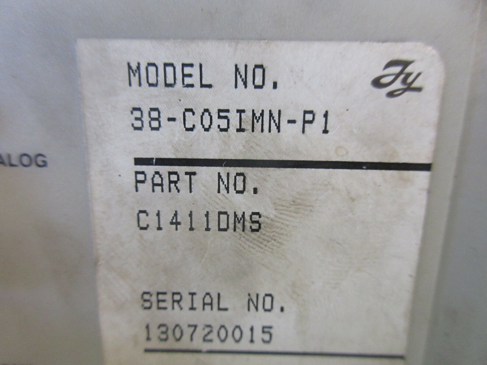 ELECTROHOME CRT DISPLAY 38-C05IMN-P1 C1411DMS TOSHIBA M34KLP22XP02 HYUNDAI LATHE
