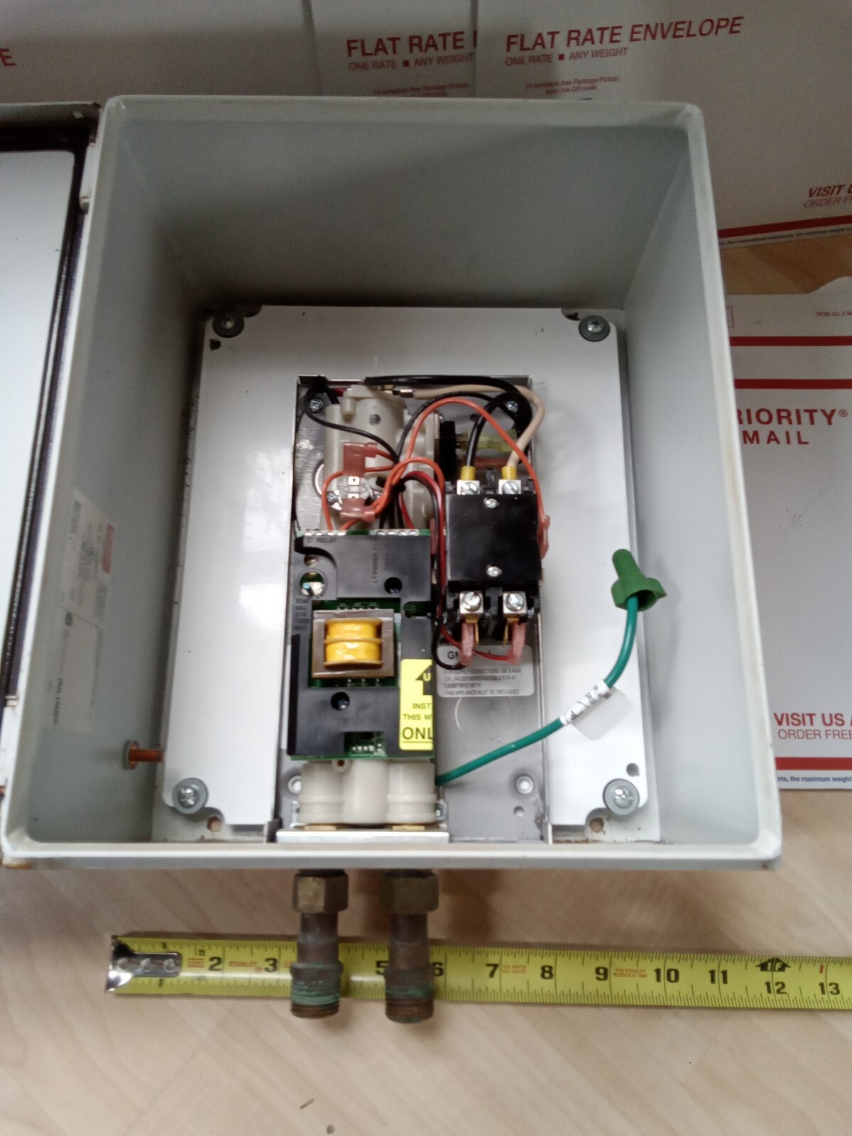 EEMAX EX100T ELECTRIC TANKLESS WATER HEATER USED , T1