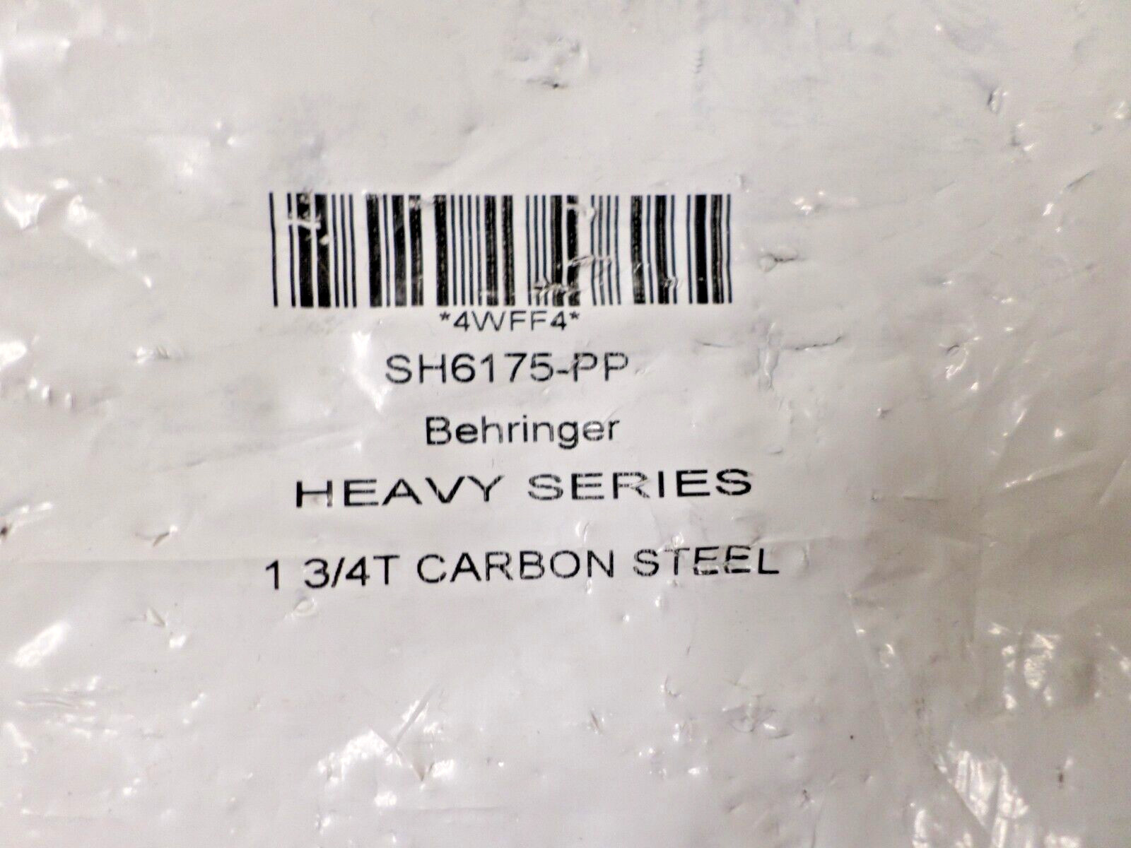 Behringer 1-3/4″ Tube Clamp with Single Weld Plate P/N: SH6175-PP