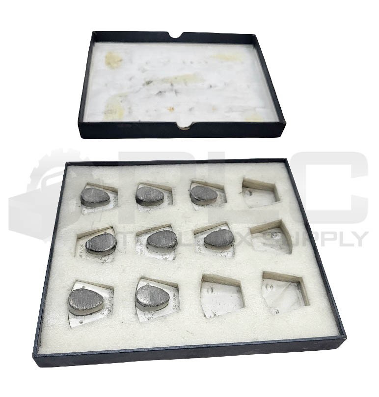 BOX OF 8 WERKMASTER 002-1499-00 PLUG N GO HD TEARDROP 30/40 GRIT WHITE