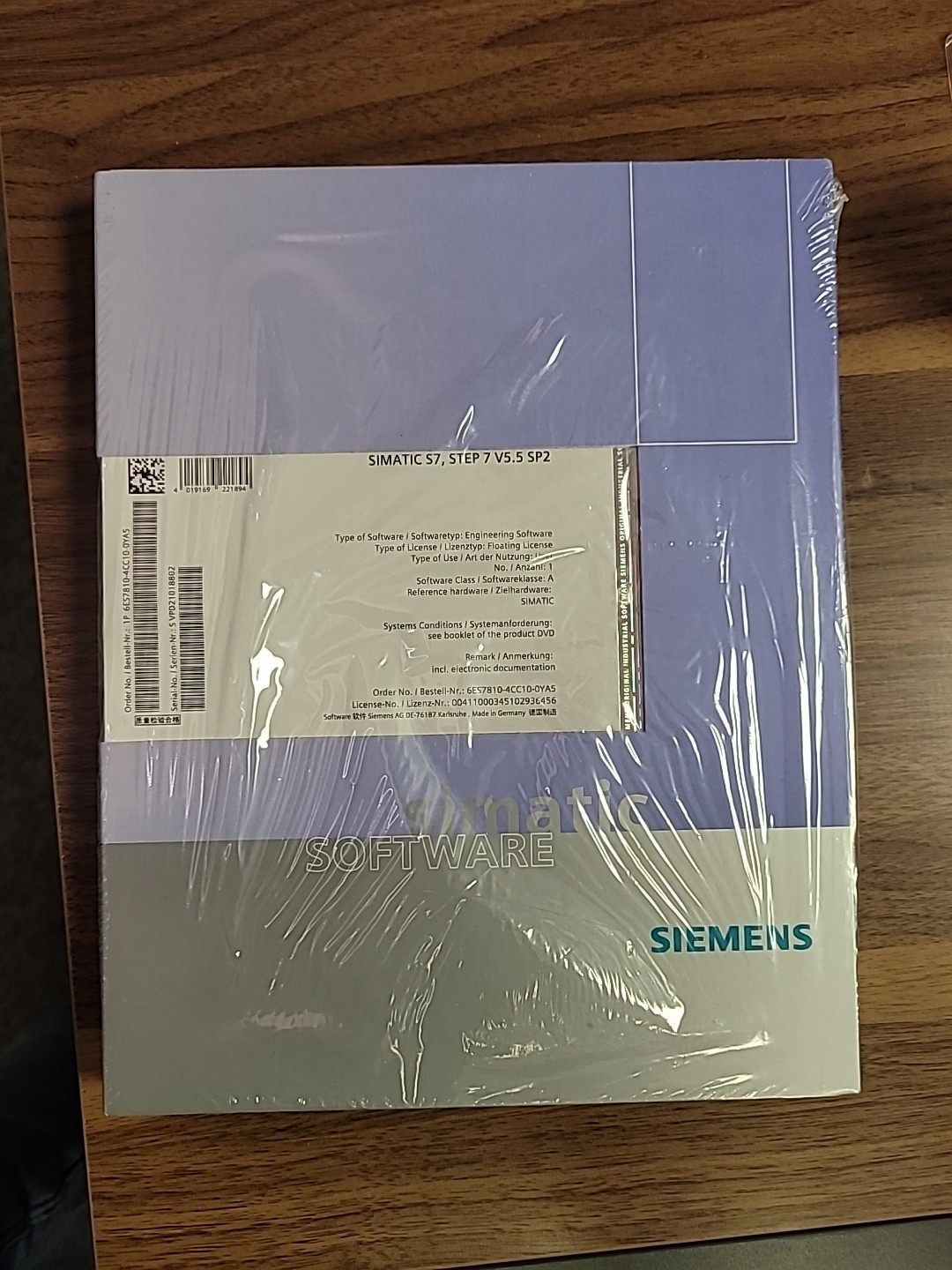 6ES7810-4CC10-0YA5 SIEMENS SIMATIC S7, STEP 7 V5.5 SP2 Brand New in Box!