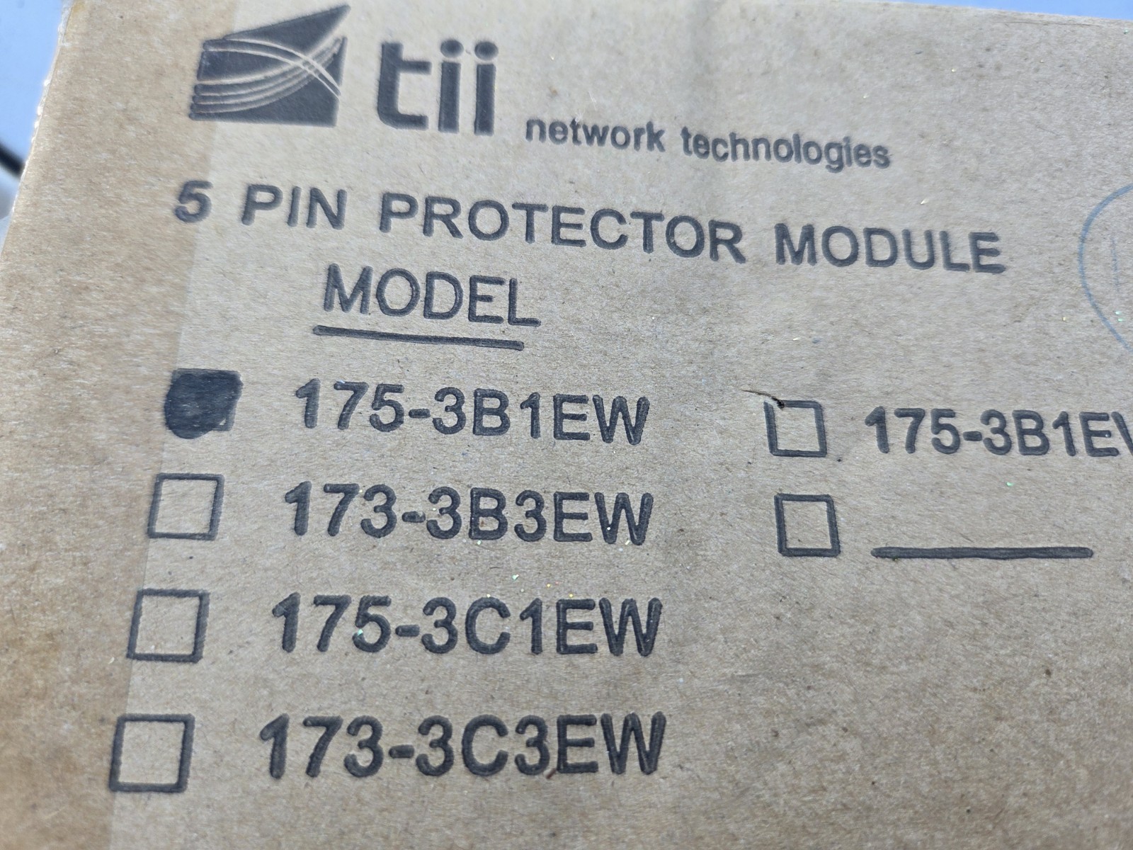 TII 175-3B1EW 5 PIN Surge Protection Module (Lot of 30) Black New