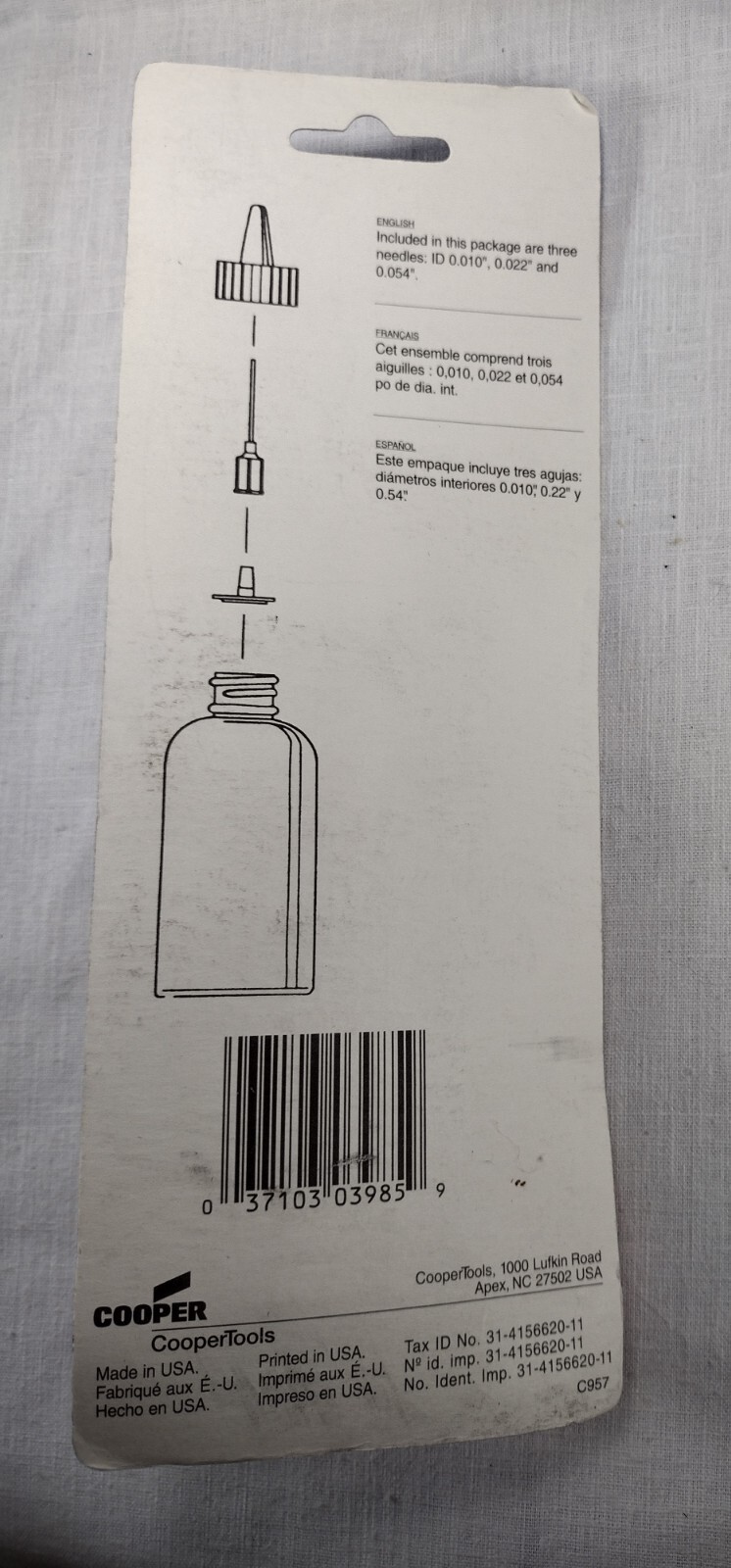 NEW – Weller FD2 Flux Solvent Dispenser with 0.02″ Needle, 2 oz. Capacity