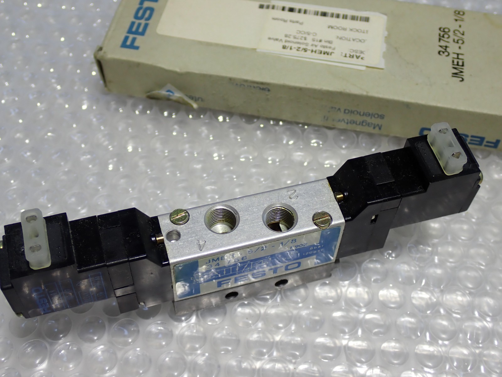 Festo AIR Solenoid valve JMEH-5/2-1/8 New