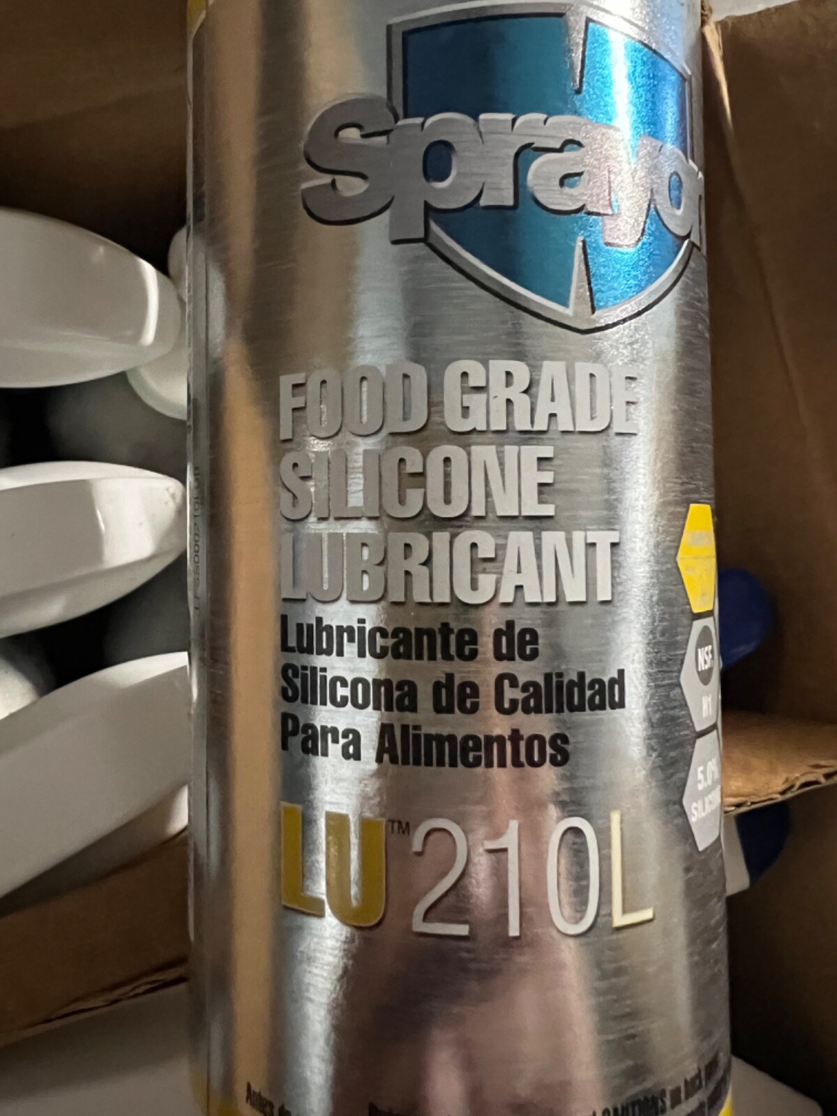 🔥Sprayon LU210L FOOD GRADE SILICONE Lubricant 14 FL.oz/414 mL/ONE BOTTLE🆕