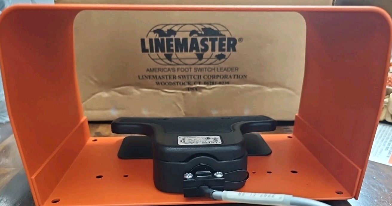 NEW LINEMASTER 642-S FOOT SWITCH CLIPPER SERIES W/FULL GUARD