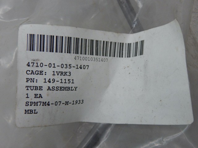 Cummins, Onan 149C1151, 4710010351407, Metal Tube Assembly
