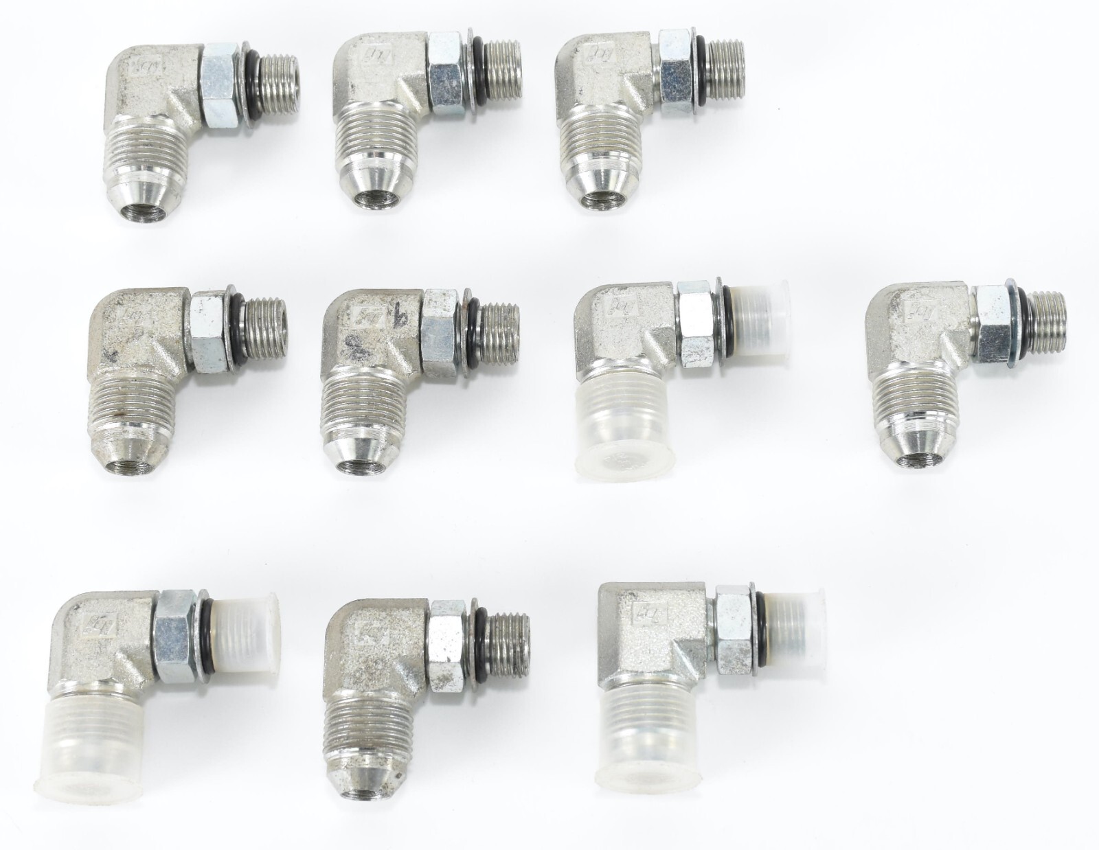 Brennan 6801-08-06-NWO-FG 1/2in 90 Degree Hydraulic Fitting (lot of 10) H4