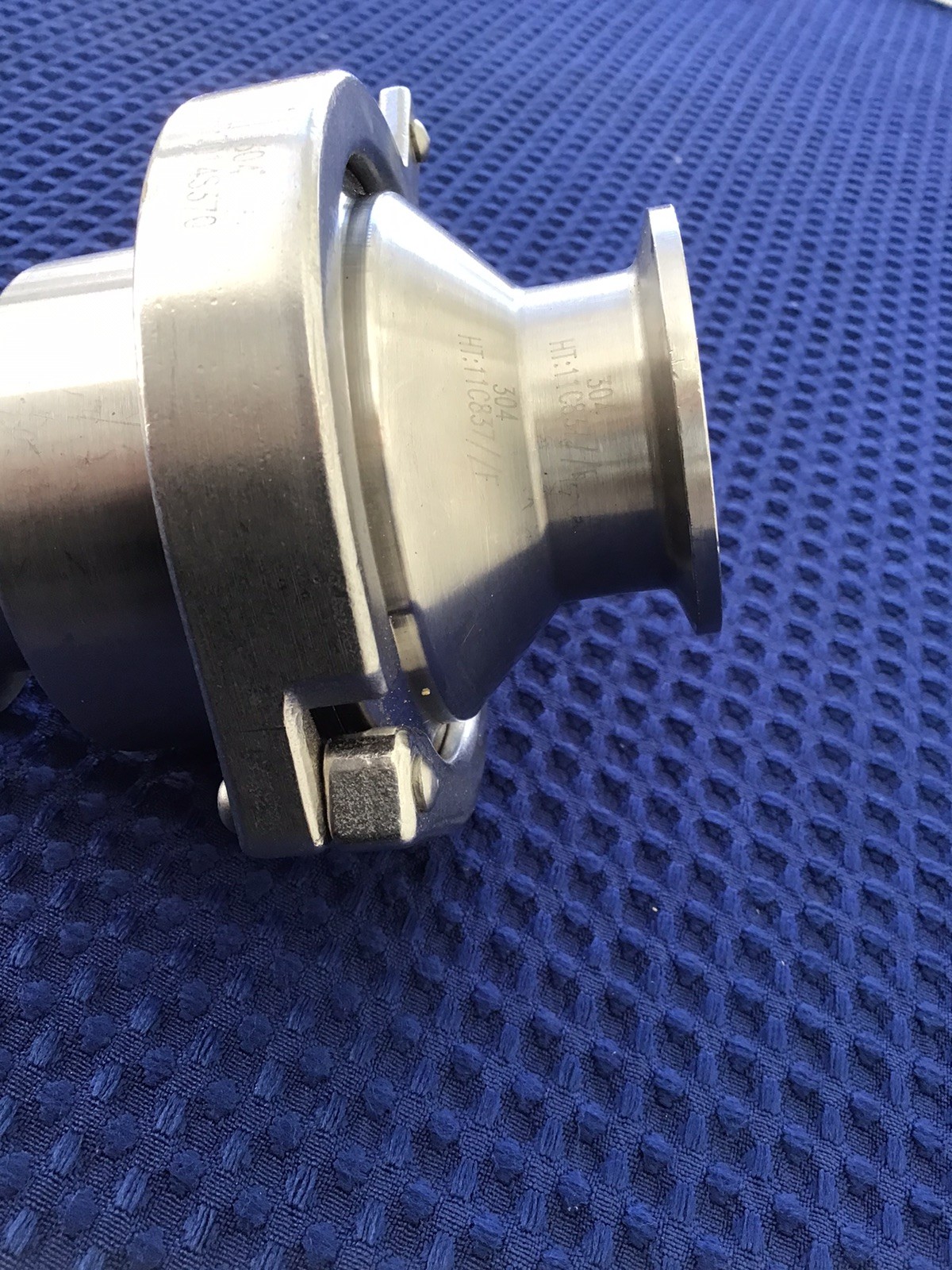 Glacier Tanks G45-MP-G150 1.5 Inch Tri Clamp Check Valve SS104 Stainless