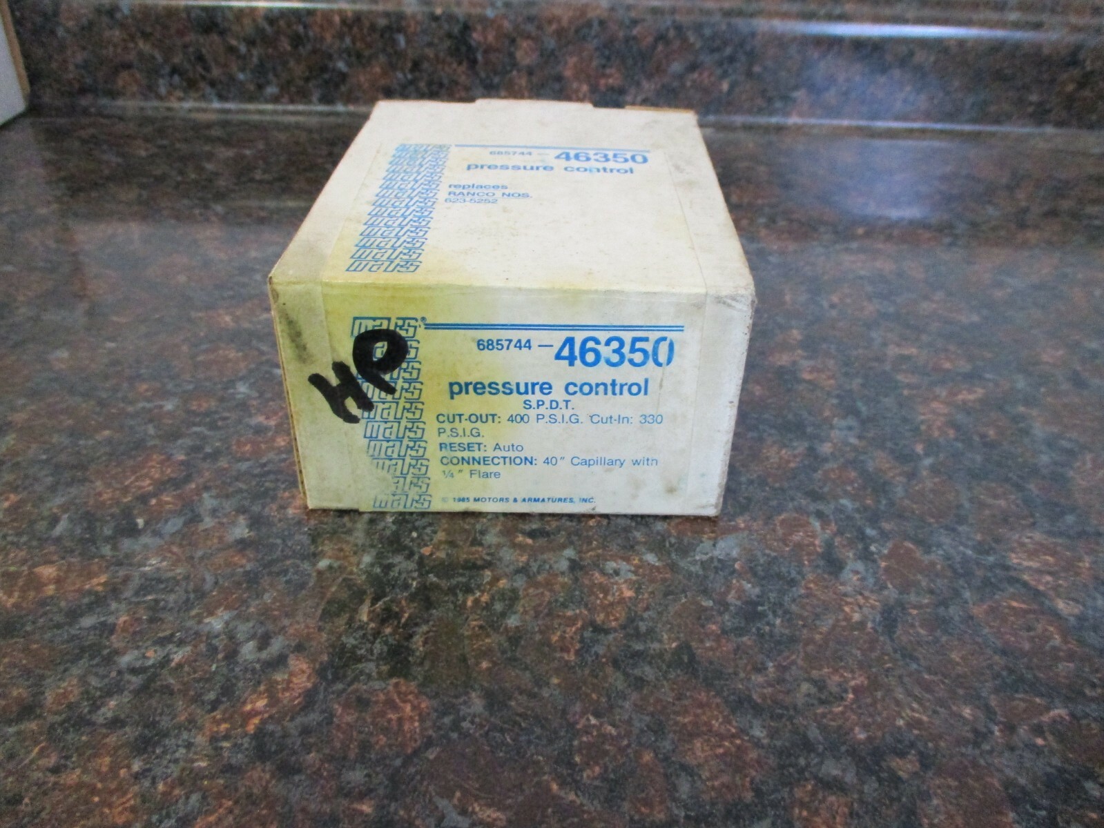 NOS MARS 685744-46350 PRESSURE CONTROL REPLACES RANCO 623-5252 FREE SHIPPING