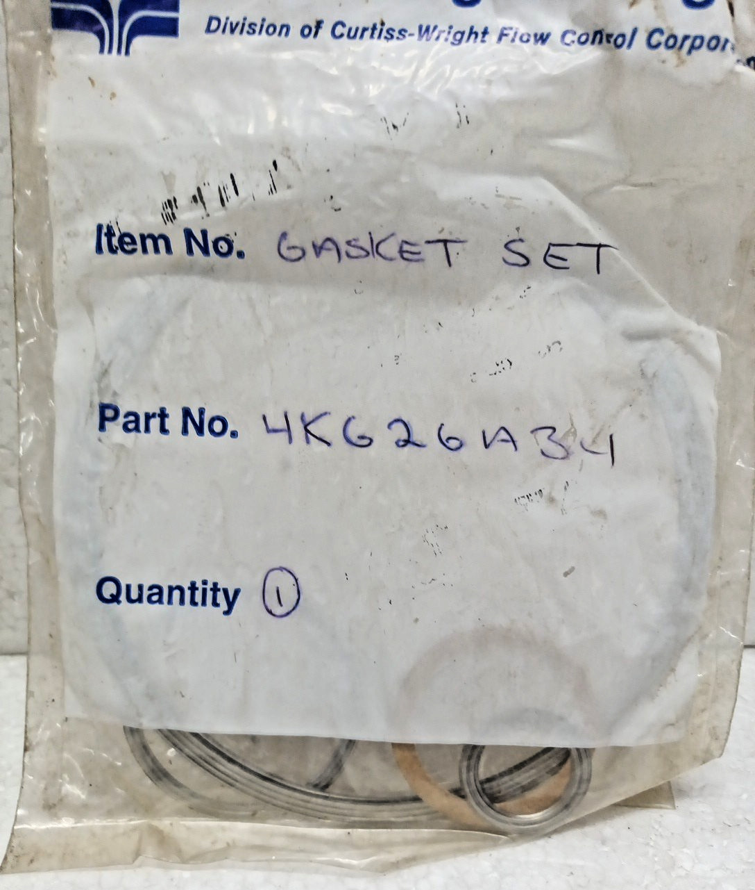 Farris Engineering 4KG26A34 Gasket Set Free Expedite Shipping