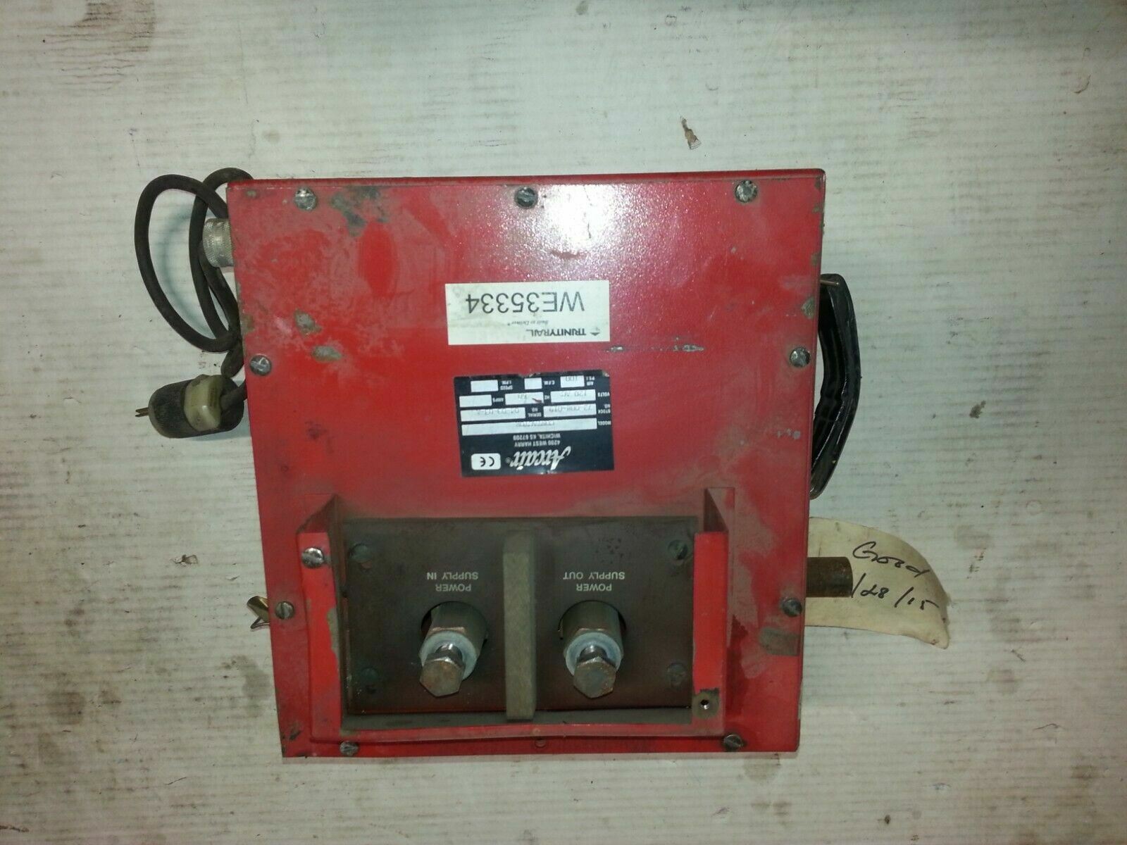 Arcair 72-008-019 Contactor 04-03-03-A 120VAC 60Hz 100PSI Gouging Welding Part