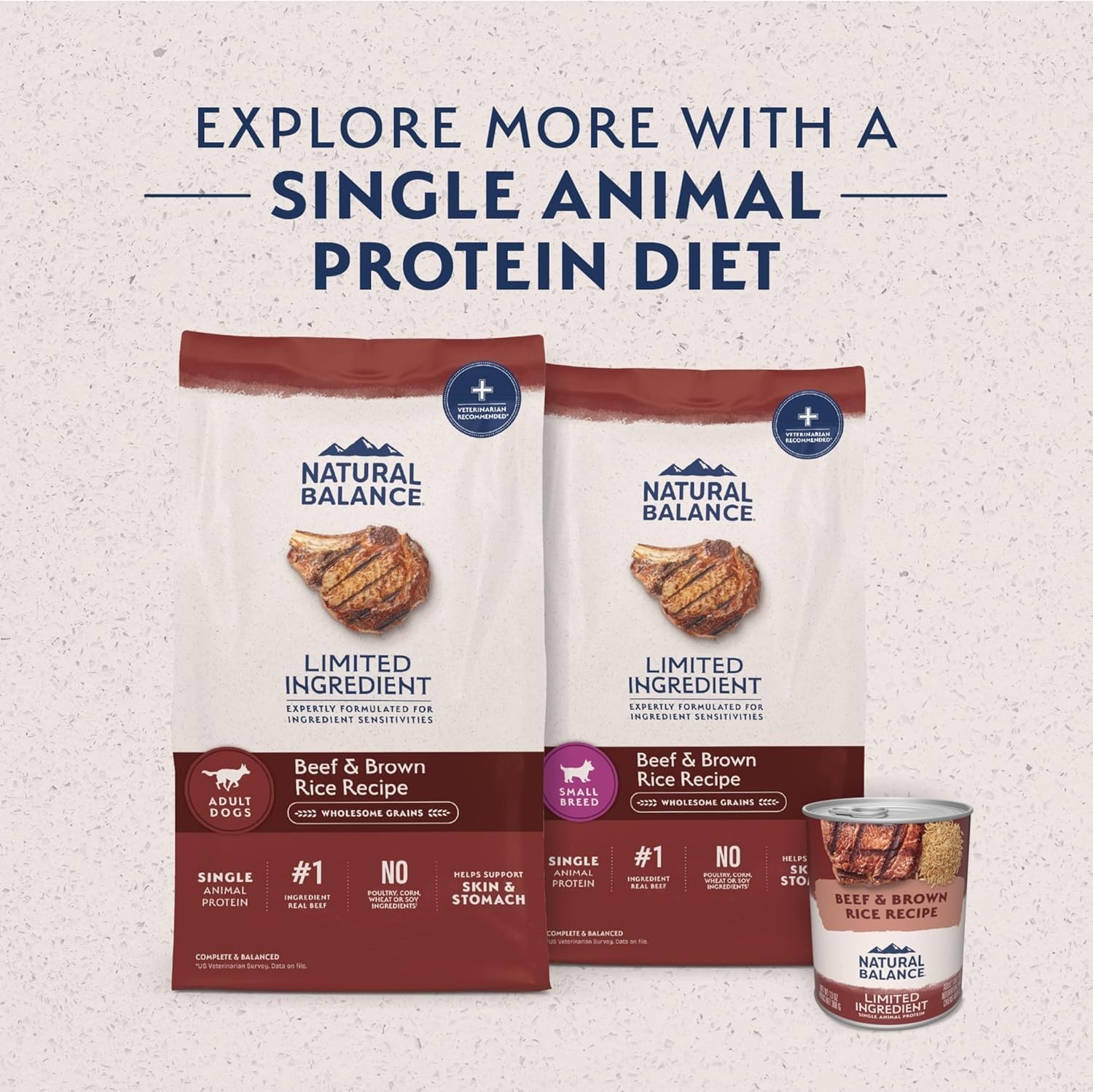 Natural Balance Limited Ingredient Diet Small Breed Adult Dry Dog Food – 12 Lb