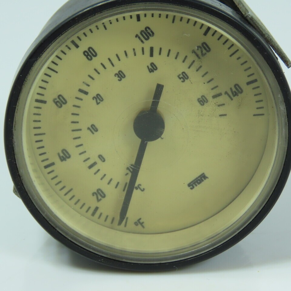 Stork 2.5″ Panel Mount Temperature Gauge 0-60-¦C 0-140-¦F (Short Lead)