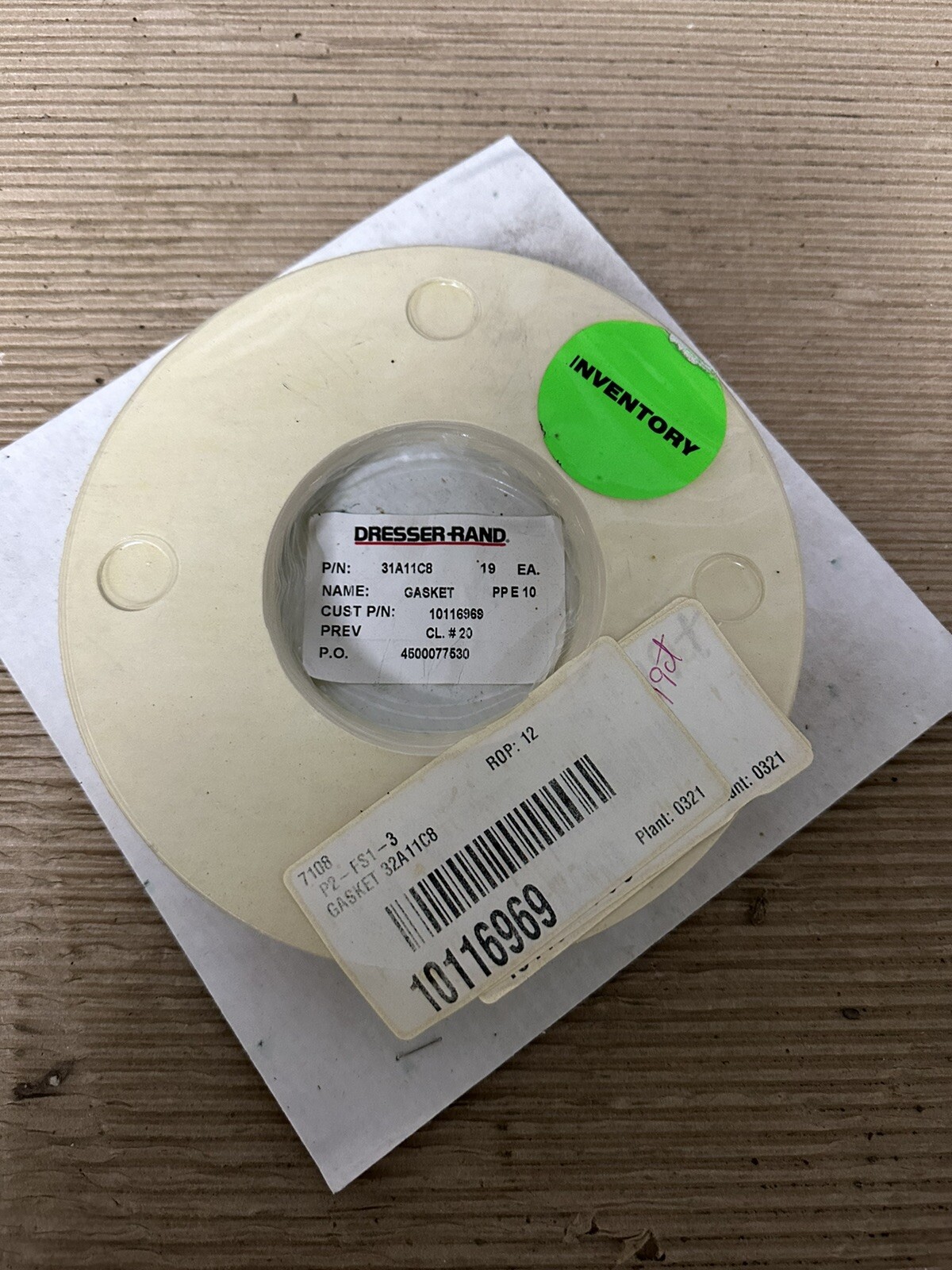 Lot Of 19 Ingersoll Rand/Dresser Compressor Gasket Part Number 31A11C8