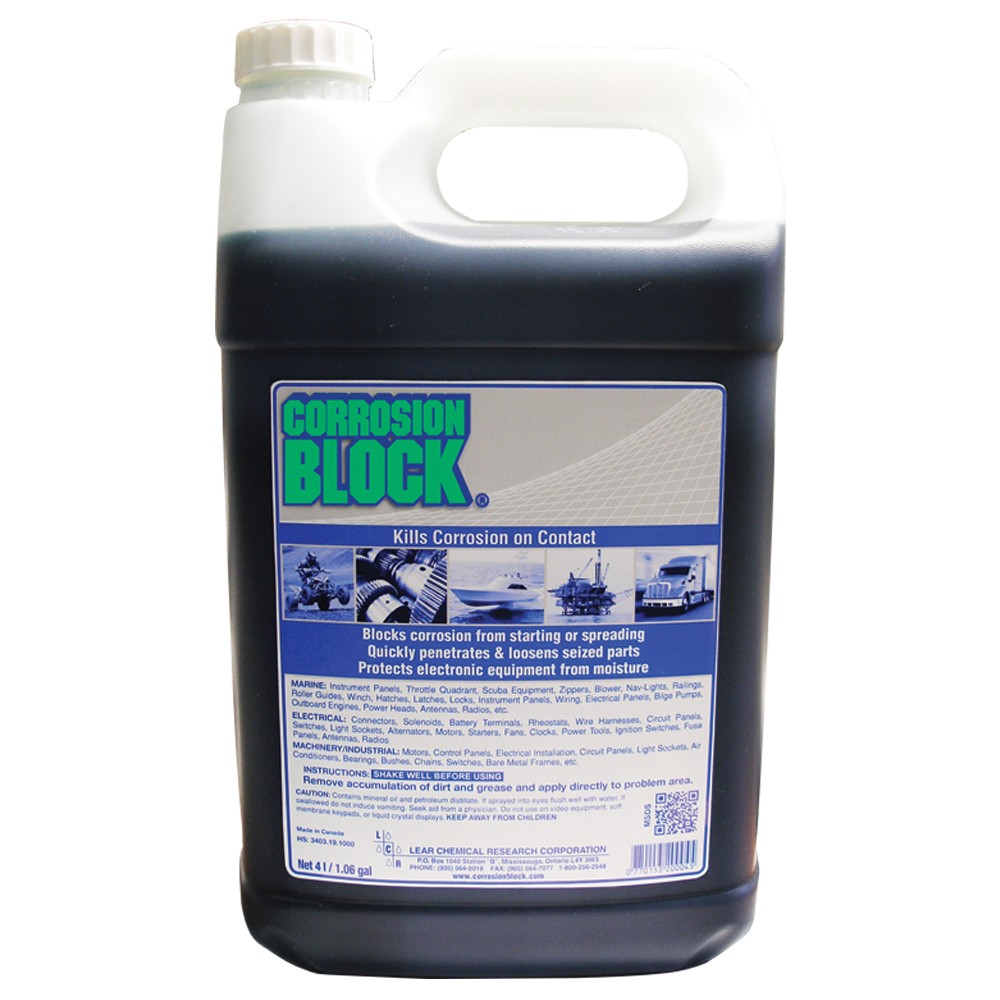 Corrosion Block 4 Liter Refill Inhibitor Rust Prevention