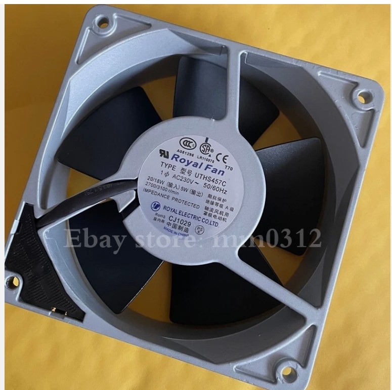 1pcs ROYAL FAN UTHS457C 230V 20 / 18W 12038 all metal fan