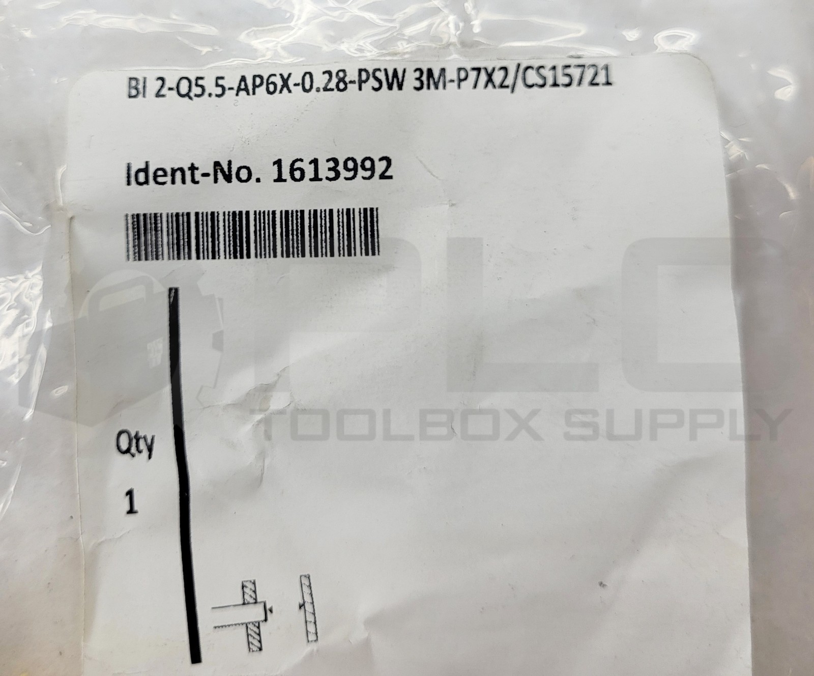 SEALED NEW TURCK BI 2-Q5.5-AP6X-0.28-PSW 3M-97X2/CS15721 SENSOR 1613992