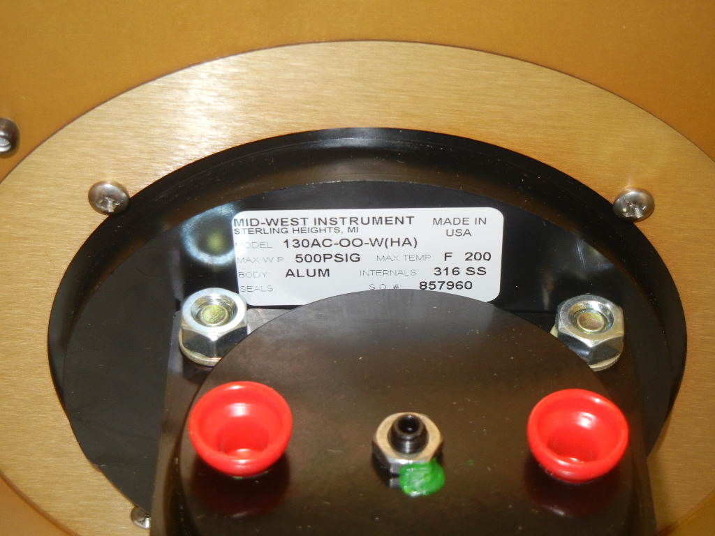MID-WEST INSTRUMENT 130-AC-00-W-HA NEW DIFFERENTIAL PRESSURE GAUGE 130AC00WHA