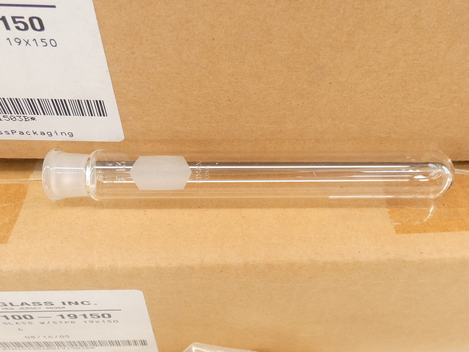*Lot of 23* Kimble 45100-19150 KIMAX Glass Test Tube w/ Stopper 19 x 150mm 26…